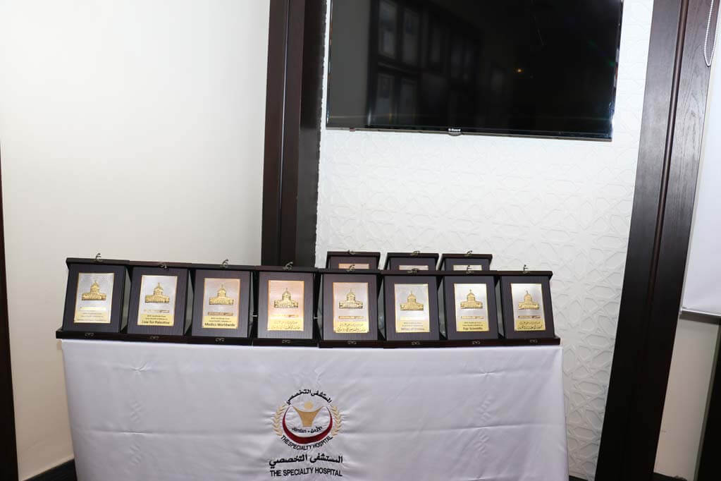 Al-Hammouri Honors A Number of Presidents of Humanitarian Organizations And Associations Supporting Gaza